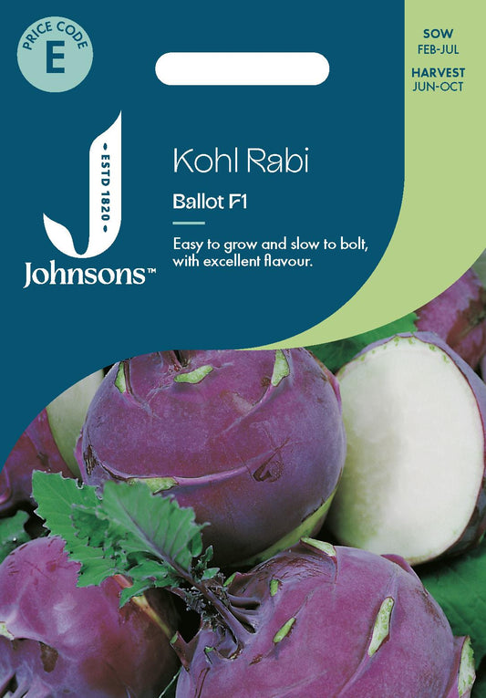 Johnsons - Kohl Rabi Ballot F1 - 50 Seeds