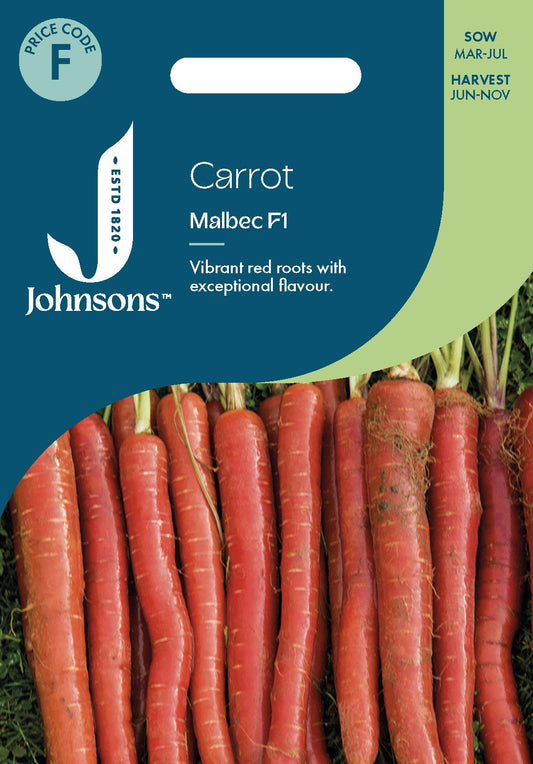 Johnsons - Carrot Malbec F1 - 350 Seeds