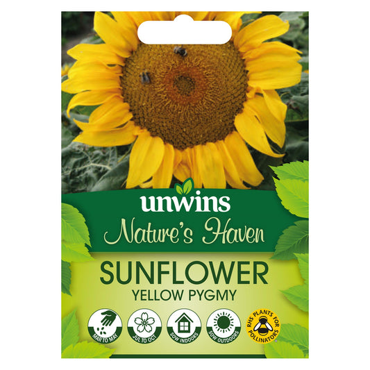 Unwins Flower Sunflower Yellow Pygmy - 20 Seeds