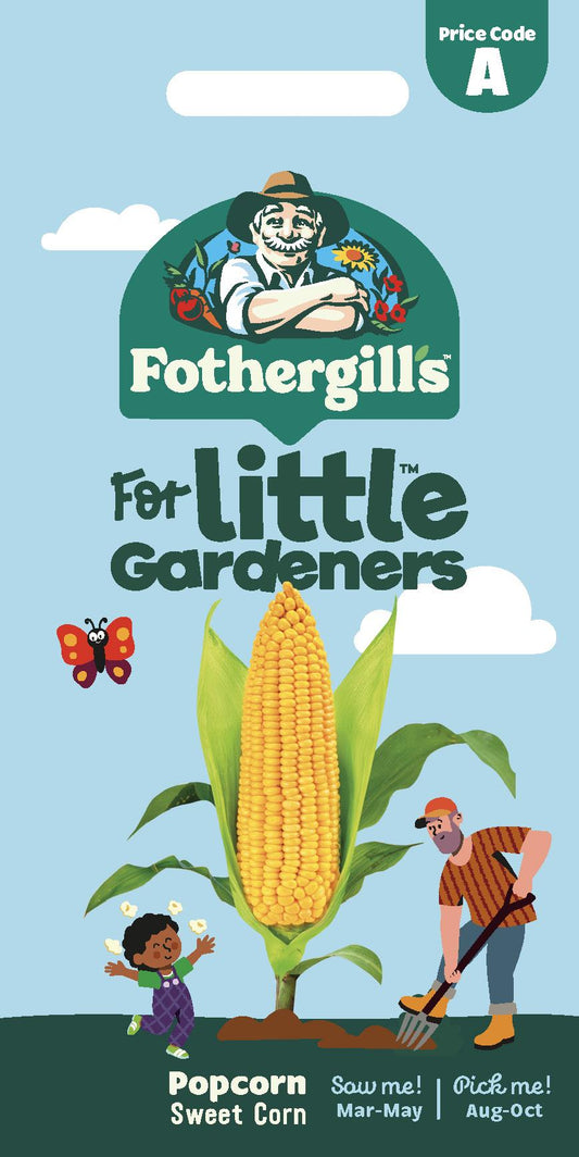 Fothergills Little Gardeners Popcorn Sweet Corn Seeds