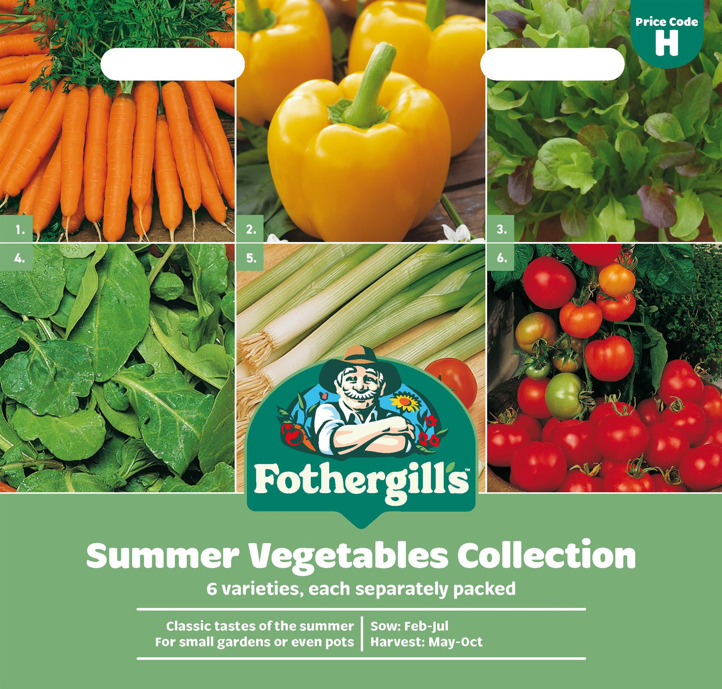 Fothergills Summer Vegetables Seeds