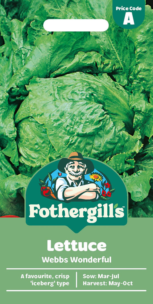 Fothergills Lettuce Webbs Wonderful Seeds