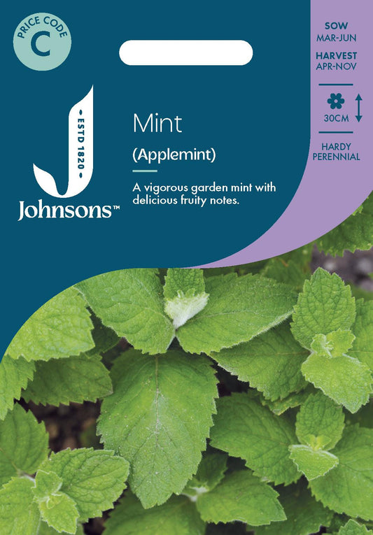 Johnsons - Herb - Mint Applemint - 500 Seeds