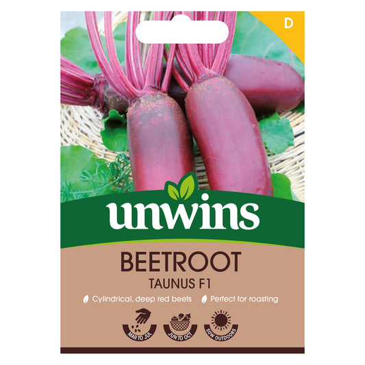 Unwins Vegetable Beetroot Taunus F1 Hybrid - 200 Seeds