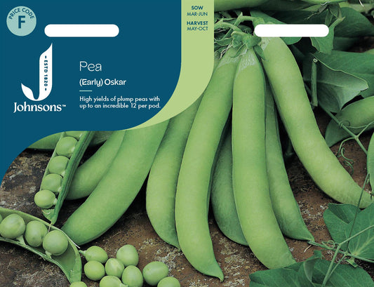 Johnsons - Pea (early) Oskar - 300 Seeds