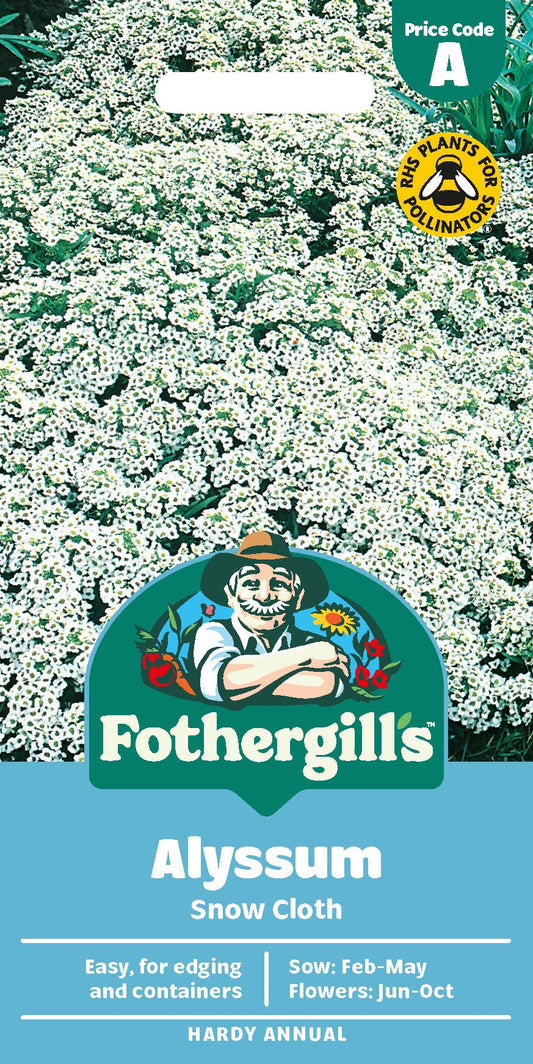 Fothergills Alyssum Snow Cloth Seeds