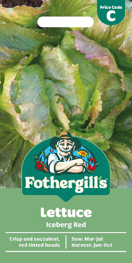 Fothergills Lettuce Iceberg Red Seeds