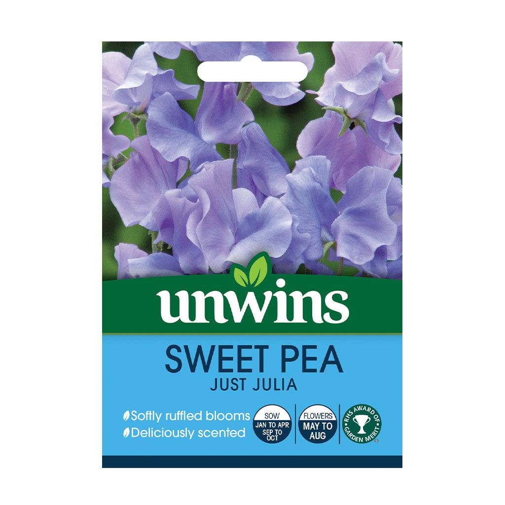 Unwins - Flower - Sweet Pea Just Julia Seeds