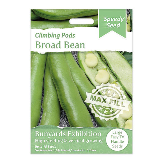 Speedy Seeds Vegetable Broad Bean Bunyards Exhibition Max Fill
