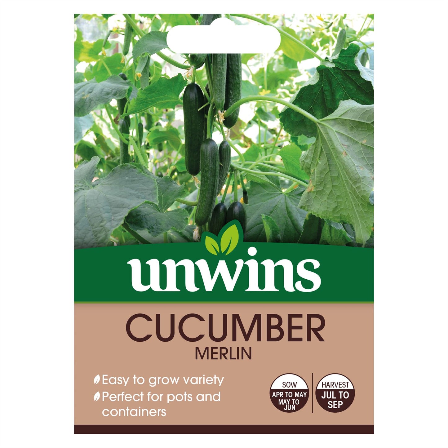 Unwins - Vegetable - Cucumber Merlin Seeds