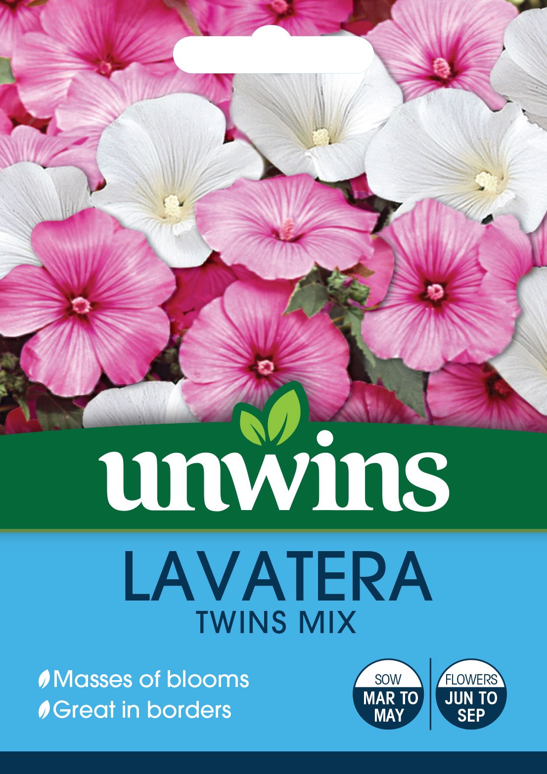 Unwins Lavatera Twins Mix  30 Seeds