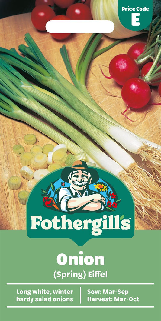 Fothergills  Spring Onion Eiffel Seeds