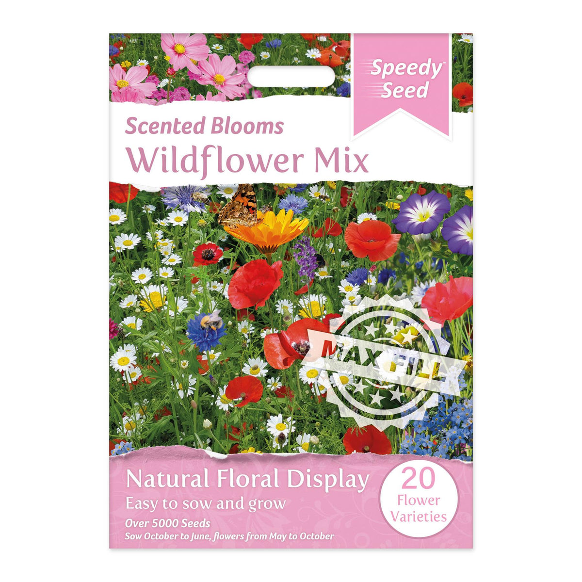 Speedy Seeds Flowers Wildflower Mix Scented Blooms