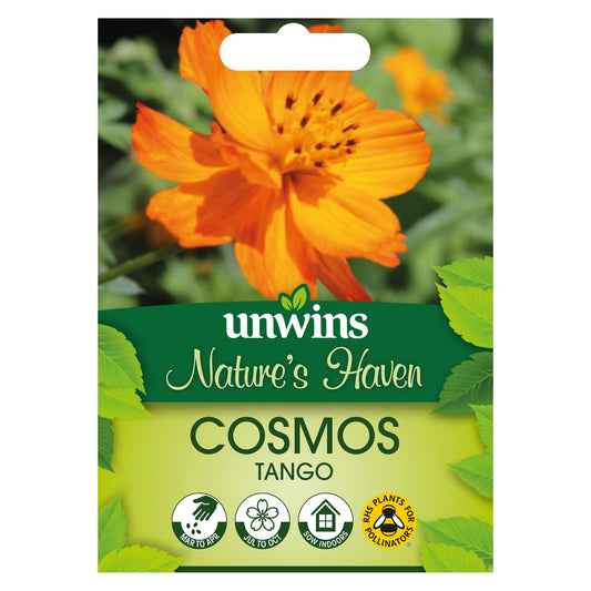 Unwins Flower Cosmos Tango - 50 Seeds