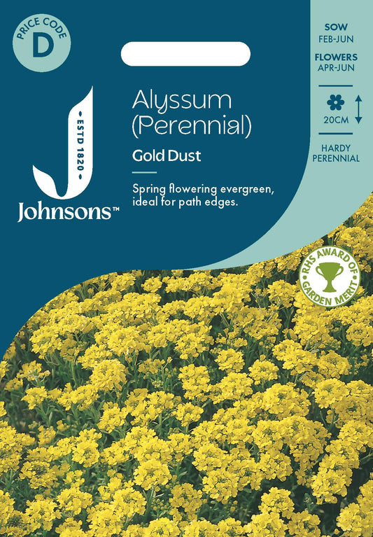 Johnsons - Alyssum (perennial) Gold Dust - 250 Seeds