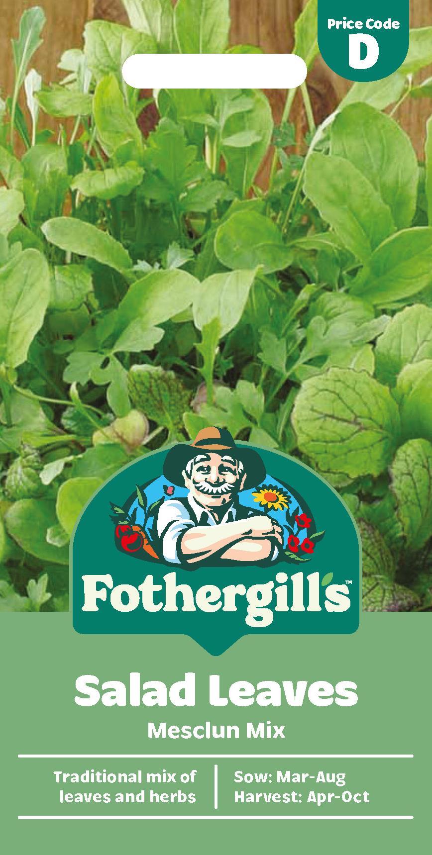 Fothergills Salad Leaves Mesclun Mix Seeds