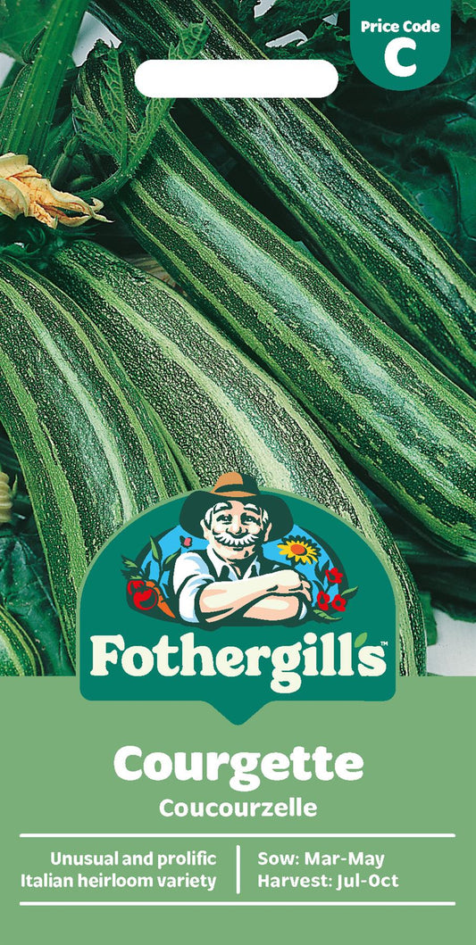 Fothergills Courgette Coucourzelle Seeds