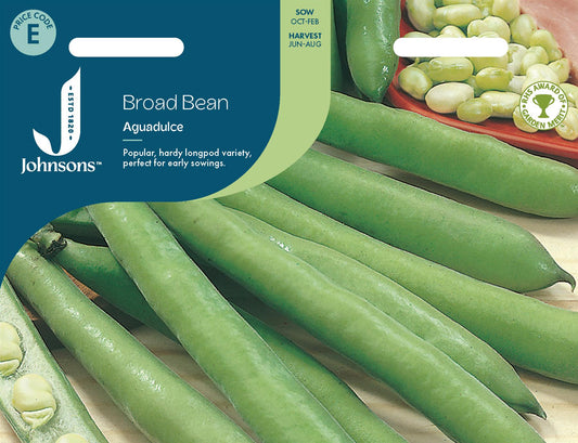 Johnsons - Broad Bean Aguadulce - 45 Seeds