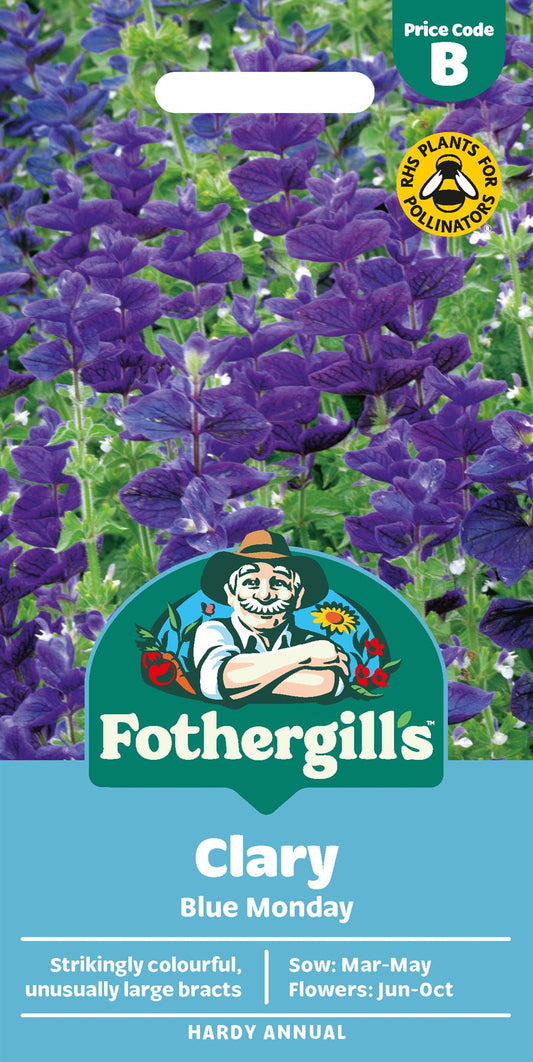 Fothergills Clary Blue Monday Seeds