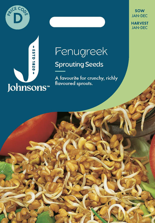 Johnsons - Fenugreek Sprouting Seeds - 30 Seeds