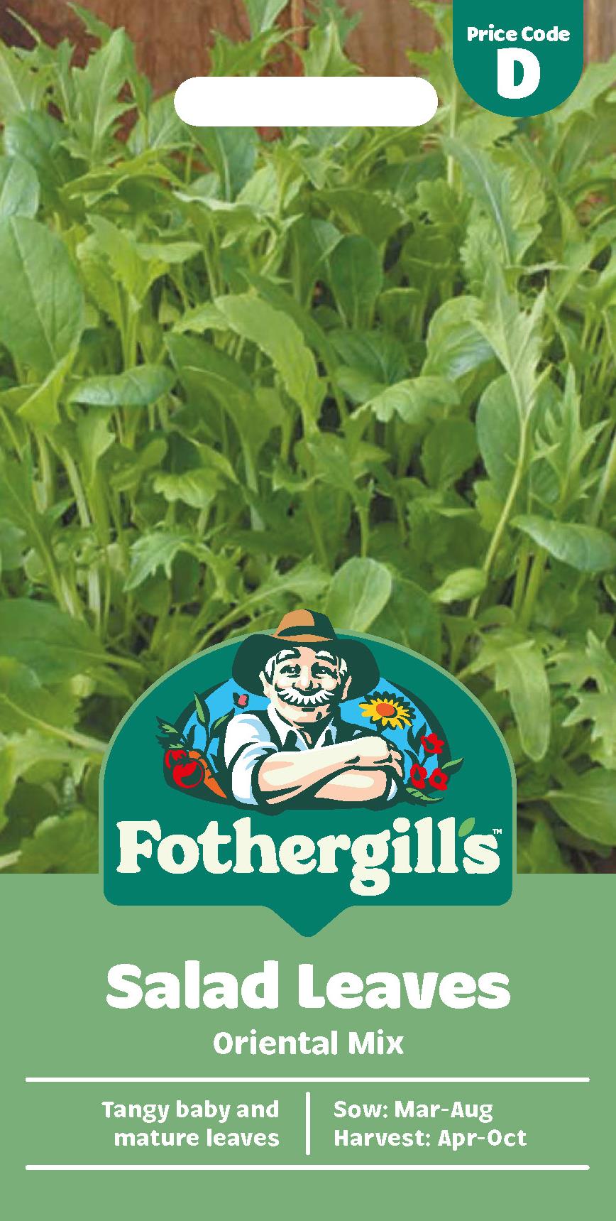 Fothergills Salad Leaves Oriental Mix Seeds
