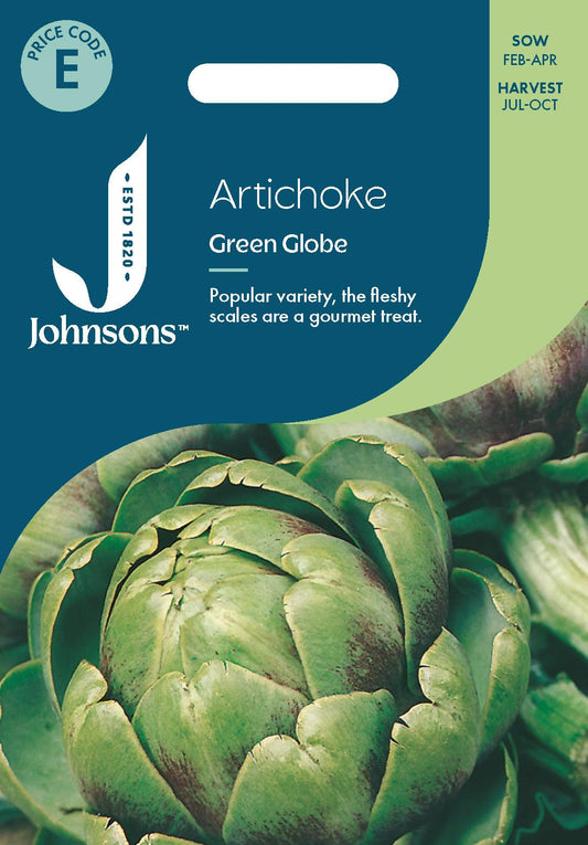 Johnsons - Artichoke Green Globe - 50 Seeds