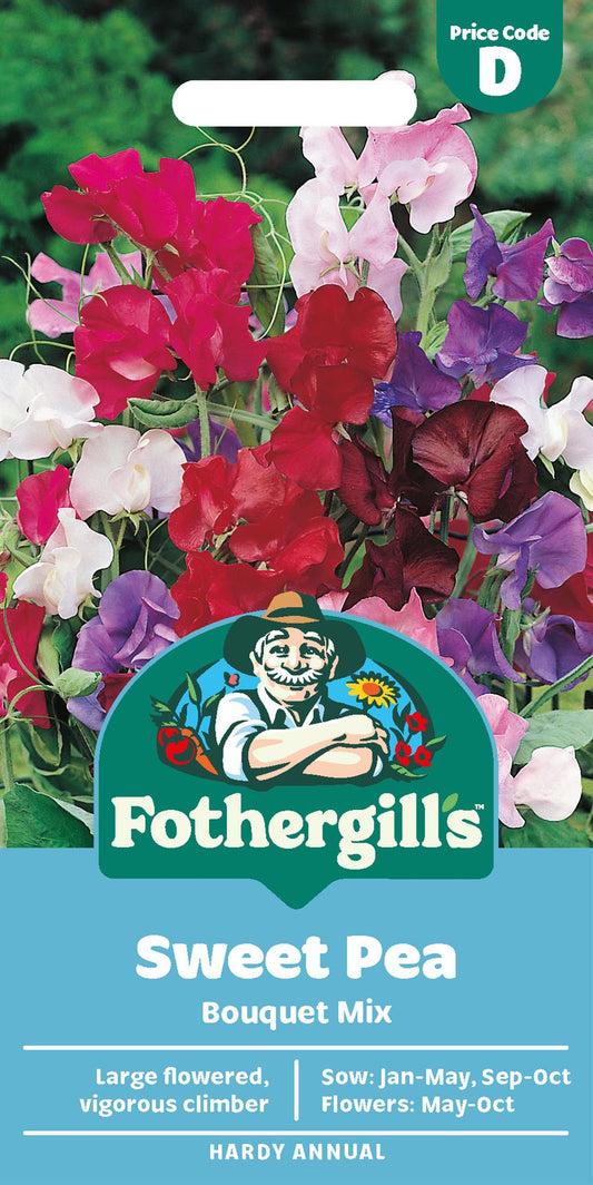 Fothergills Sweet Pea Bouquet Mix Seeds
