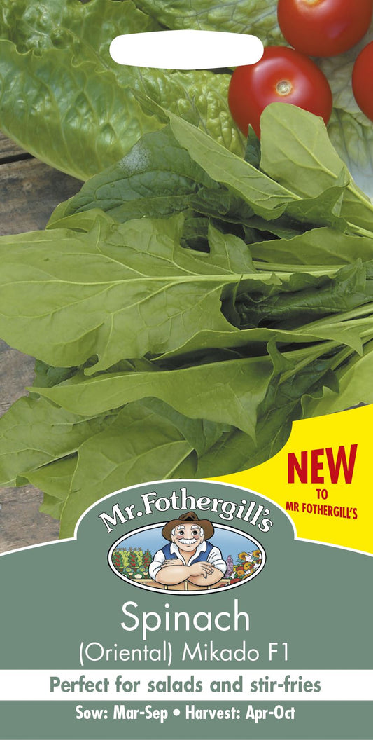 Mr Fothergills Spinach Mikado F1 - 500 Seeds
