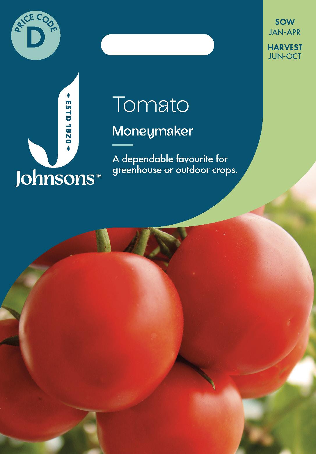 Johnsons - Tomato Moneymaker - 30 Seeds