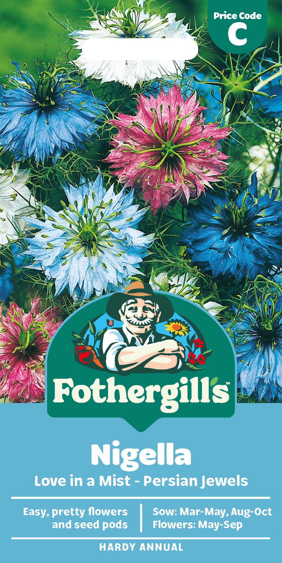 Fothergills Nigella Love In A Mist - Persian Jewels Seeds