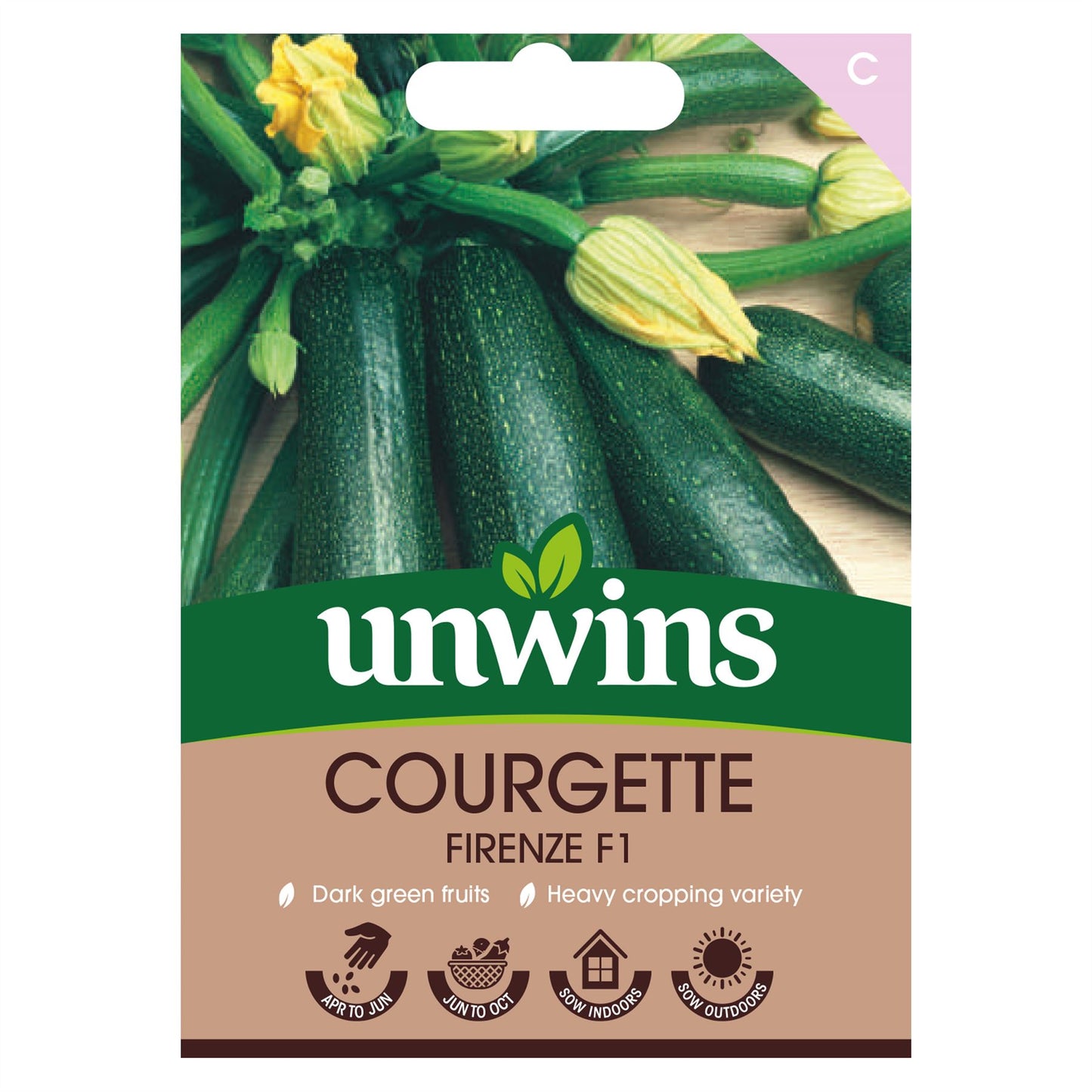 Unwins - Vegetable - Courgette Firenze F1 Seeds