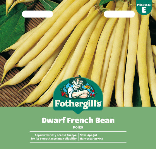 Fothergills Dwarf French Bean Polka Seeds