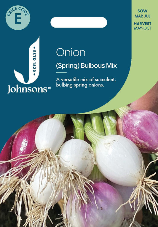 Johnsons - Onion (spring) Bulbous Mix - 250 Seeds