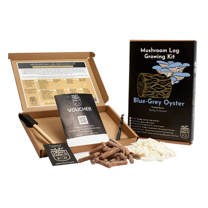 Mushroom Blue Oyster Mushroom Log Growing Kit Gift Pack