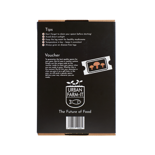 Mushroom - Shiitake Mushroom Log Growing Kit - Gift Pack