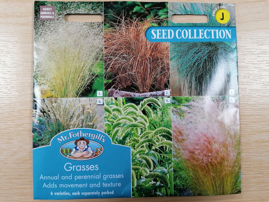 Mr Fothergills Grass Collection 6 Varieties Seeds