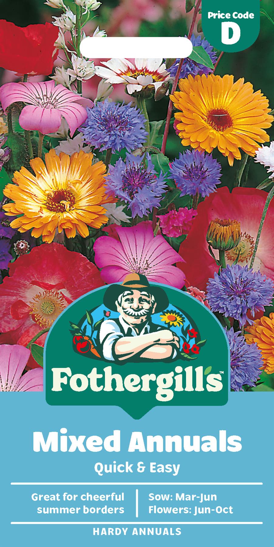 Fothergills Mixed Annuals Quick & Easy Seeds