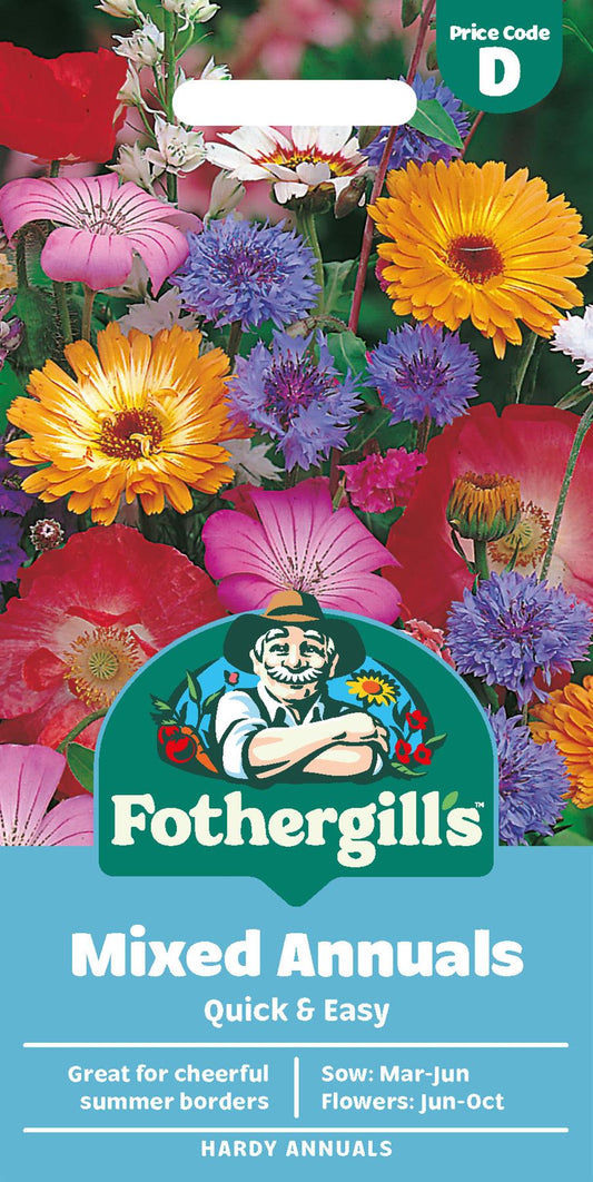 Fothergills Mixed Annuals Quick & Easy Seeds