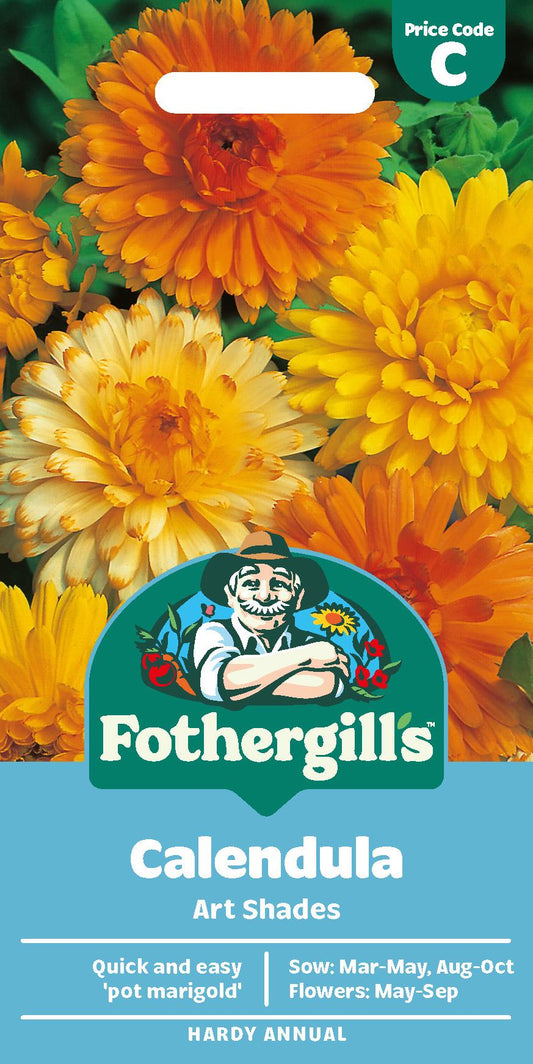 Fothergills Calendula Art Shades Seeds