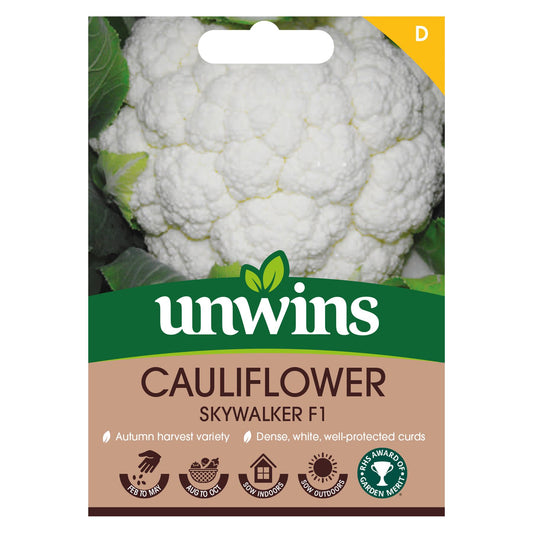 Unwins Vegetable Cauliflower Skywalker F1 Hybrid - 20 Seeds