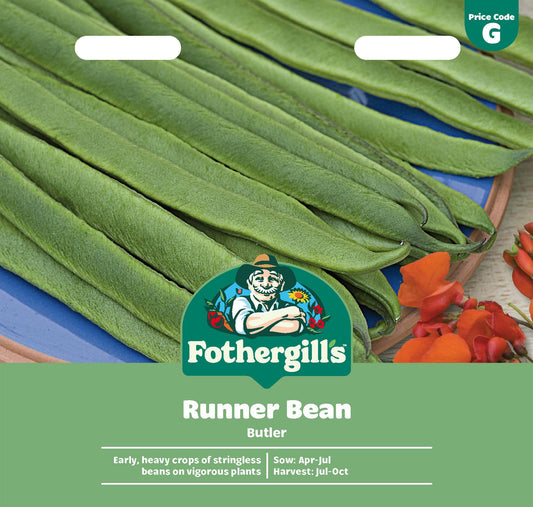 Fothergills Runner Bean Butler Seeds