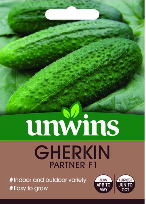 Unwins Gherkin Partner F1 - 8 Seeds