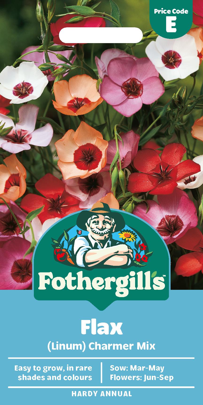 Fothergills Flax (Linum) Charmer Mix Seeds