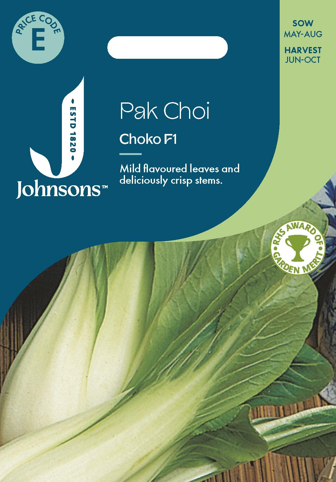 Johnsons - Pak Choi Choko F1 - 175 Seeds