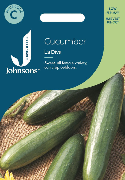 Johnsons - Cucumber La Diva - 10 Seeds