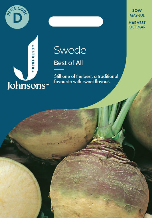 Johnsons - Swede Best of All - 1000 Seeds