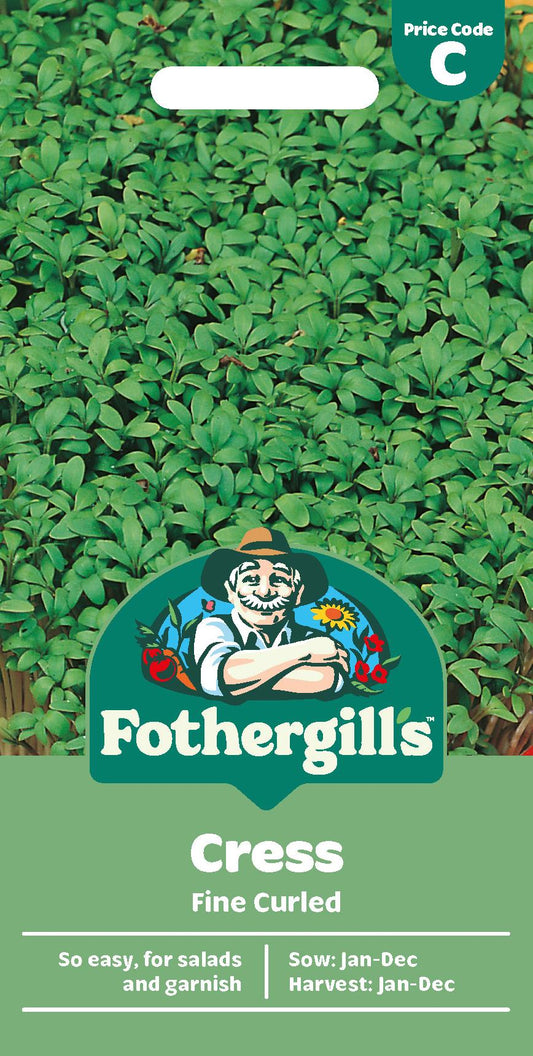 Fothergills Cress Fine Curled Seeds
