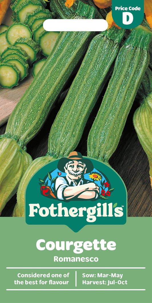 Fothergills Courgette Romanesco Seeds