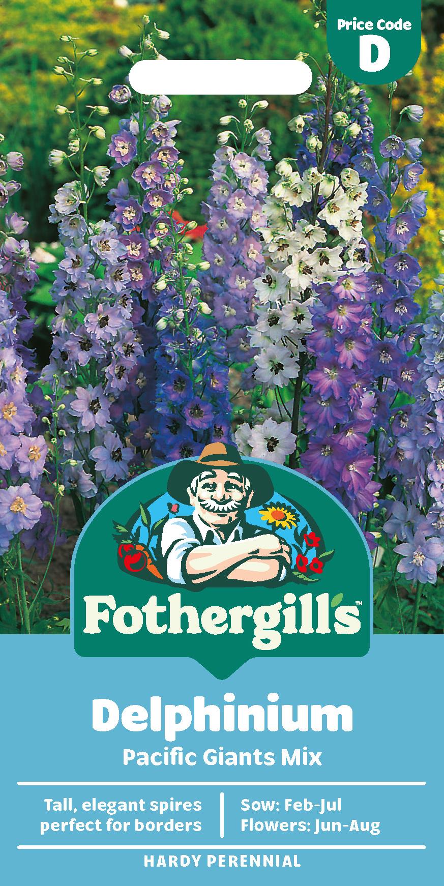 Fothergills Delphinium Pacific Giants Mix Seeds