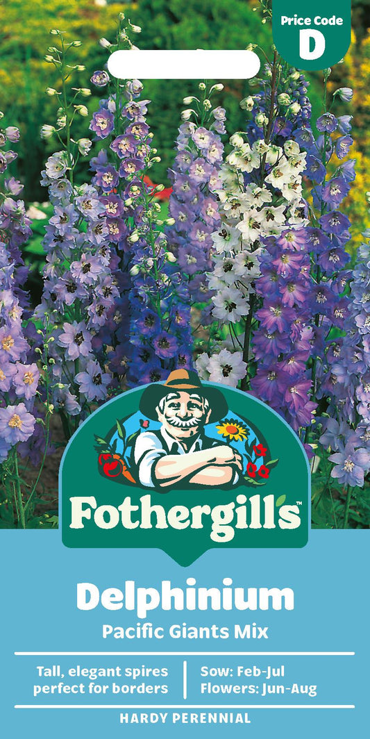 Fothergills Delphinium Pacific Giants Mix Seeds